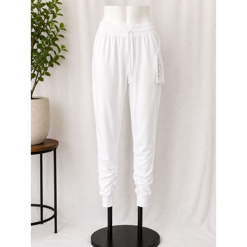 RBX Women’s Jogger Pants XL White Live Life Active Athletic Performance NWT